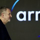 Le champion britannique des microprocesseurs, entreprise dirigée par Rene Haas, espère lever entre 4,5 et 5,2 milliards de dollars (entre 3,97 et 4,58 milliards de francs) (archives).